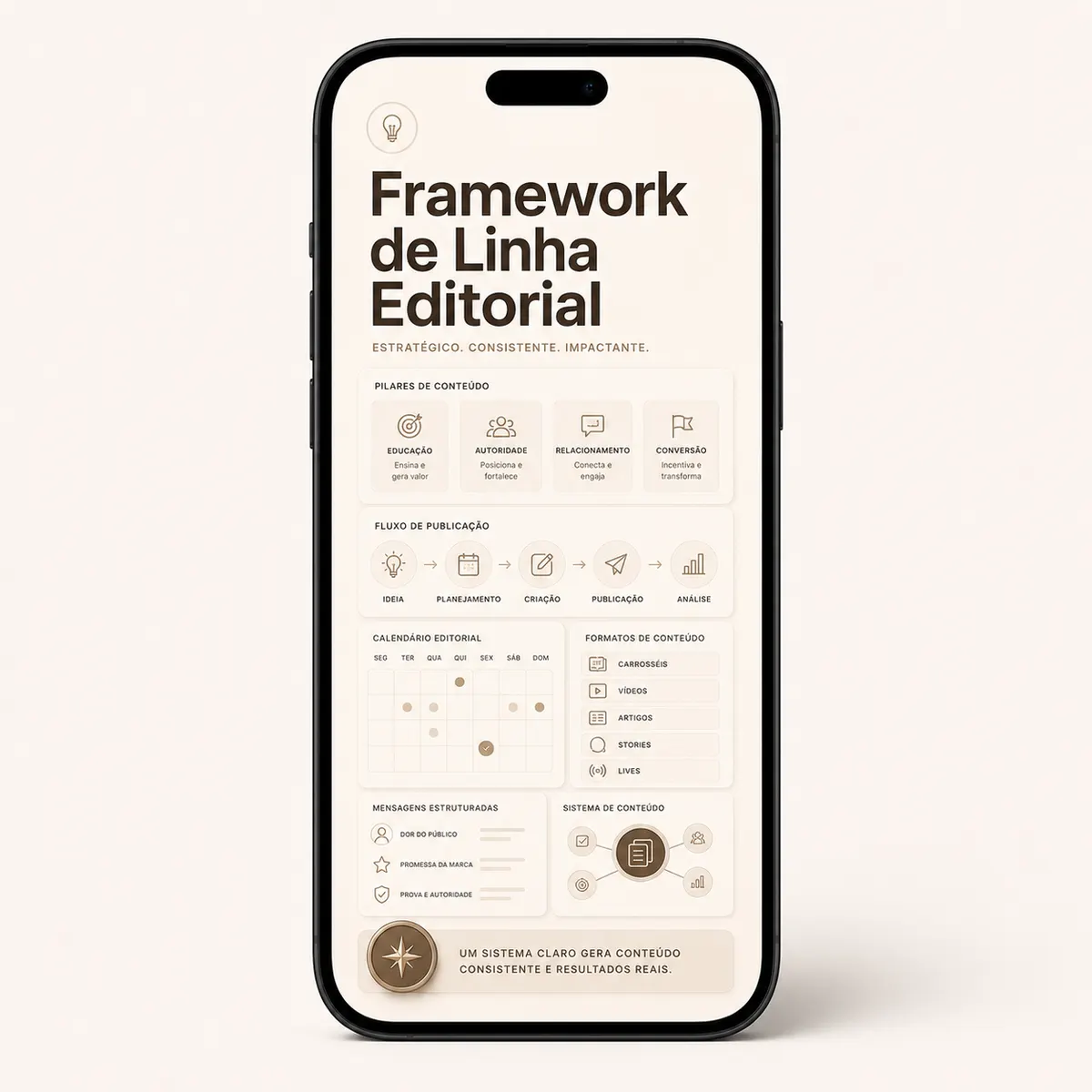 framework linha editorial